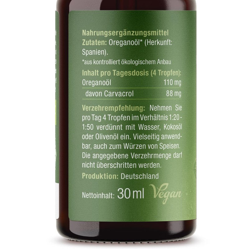 effective nature - Organic Oregano Essential Oil - 30 ml