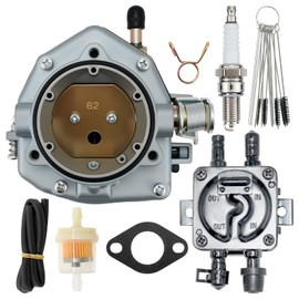 146-0496 Carburetor for ONAN NOS B48G B48M P216G P218G P220G replacement 146-0414 146-0479 with Fuel Pump and Spark Plug