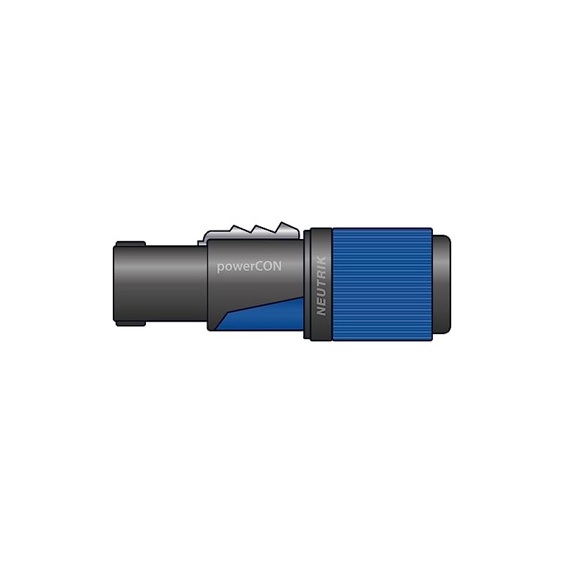 Neutrik powerCON Blue NAC3FXXA-W-L for Cable Diameter 10-16 mm Cable