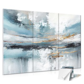 JBER Acoustical Wall Panels, 72×48 Inches Art Acoustic Panels, Decorative Acoustic Panels, Sound Absorbing Wall Art, Acoustic Wall Panels for Studio,Home & Living Room(Lake of the Sky)