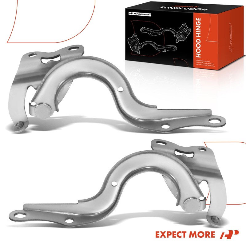 A-Premium Front Driver and Passenger Pair Hood Hinges Pair Compatible