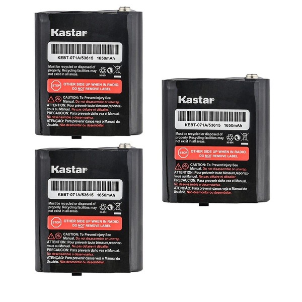 Kastar 3-Pack Battery Replacement for Motorola Two-Way Radio Walkie Talkies