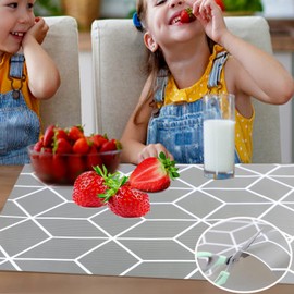 Kitchen Cabinet Liner Non Slip Drawer Liner 18 Inch Wide X 20 Ft Non Adhesive Waterproof Refrigerator Shelf Liners Thickened Washable Cabinet Protector Liner for Bathroom,Dresser,Pantry