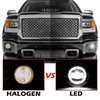 KEWISAUTO LED Fog Lights Kit with DRL for GMC Sierra