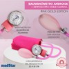Kit Baumanómetro con Estetoscopio de Doble Campana de Lujo (Rosa-Pink