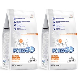 Forza10 Active Kidney Renal Cat Food for Adult Cats, Kidney Cat Food Dry for Heart and Renal Problems, Wild Caught Anchovy Flavor, 2 Pound Bag