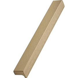 FURNIPART Elan LA160 mm Furniture Handle for Screw-On Cupboard Handle Width 200 mm Brushed Aluminium Brass