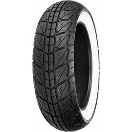 Shinko SR723 Series Tire - Front - 120/70-12 - White Wall, Load Rating: 58, Position: Front, Tire Size: 120/70-12, Rim Size: 12, Tire Ply: 4, Speed Rating: P, Tire Type: Scooter/Moped XF87-4261