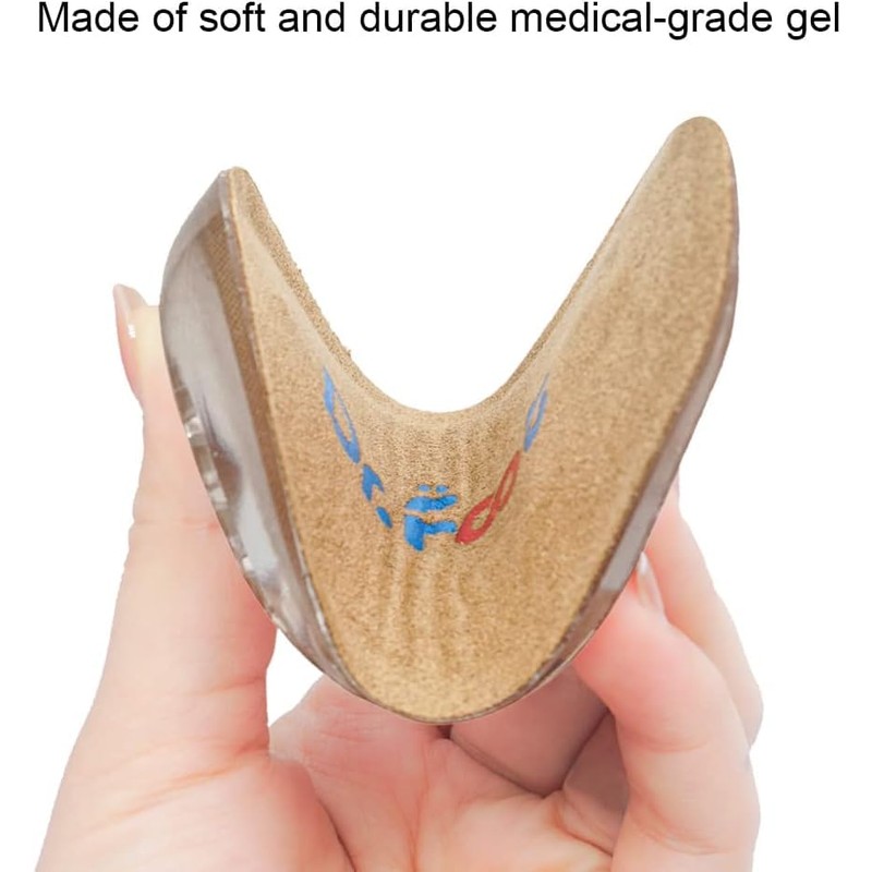 Dr. Foot's Height Increase Insoles, Heel Cushion Inserts, Heel Lift