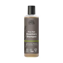 Urtekram Rosemary Shampoo for Fine Hair - Certified Organic Shampoo Vegan, Nourishing and Strengthening Formula, Aloe Vera & Glycerin for Healthy Hair & Volume, 250 ml (Pack of 1)