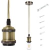 MIKOWEN E27 Vintage Ceiling Pendant Light Fitting Modern Retro Industrial