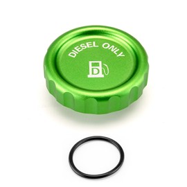 WeiSen Green Magnetic Diesel Fuel Cap Aluminum Compatible with Chevy Silverado 1500 3.0 Diesel, Fit GMC Sierra 1500 3.0 Diesel