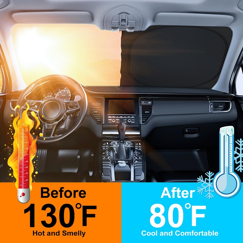 Windshield Sun Shade Custom Fit for 2007-2014 Ford Edge Accessories