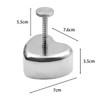 ZONADAH Heart-Shaped Sushi Mold Rice Ball Mould Stainless Steel Sushi
