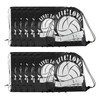 Mebiosi 12 Pcs 17 Inch Volleyball Sport Drawstring Bag Sport