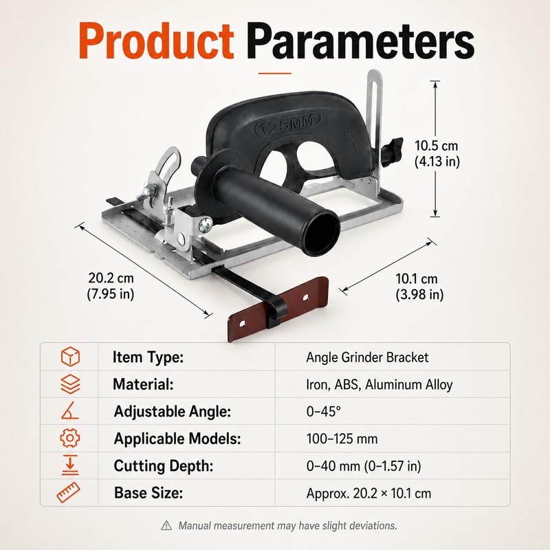 Guide Sledge Angle Grinder Holder, Angle Grinder Stand Guide Rail
