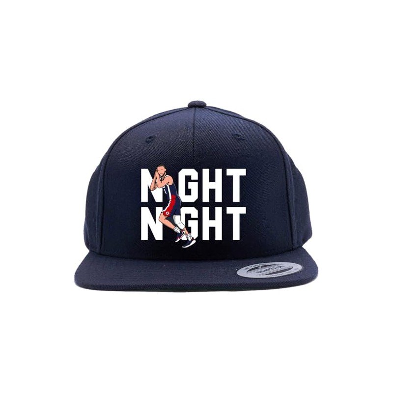 Snapback Navy USA Steph Curry Night Night Logo Hat