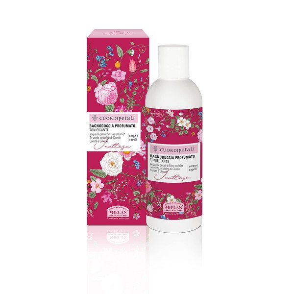 Helan, Cuor di Petali Shower Gel and Shampoo, No Natural