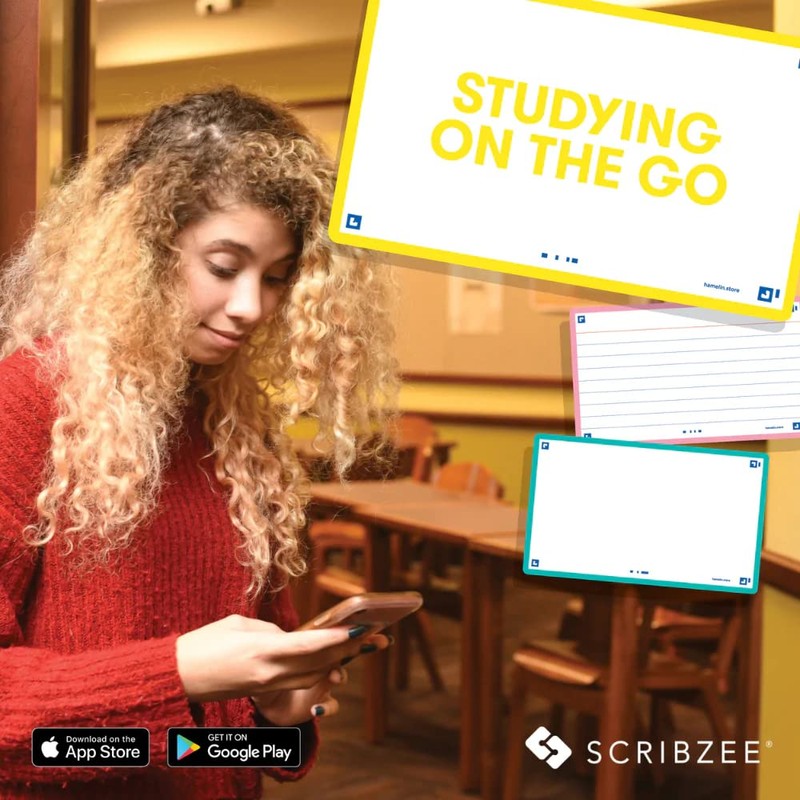 Hamelin Flash 2.0 Flashcards, 4x6 Index Cards 80ct Fuchsia Pink