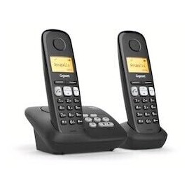 Gigaset A275A Duo Cordless Landline Telephone with Answering Machine