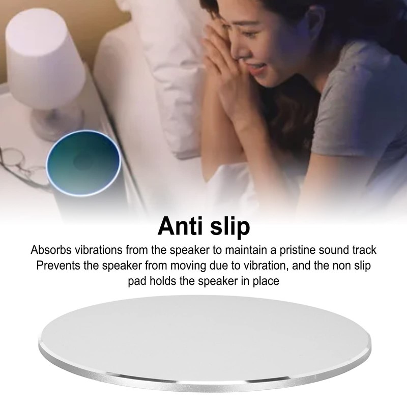Mini Speaker Stand Base Holder, Aluminium Alloy, Prevent Slip, Compact