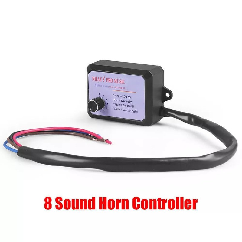 Nhay 3+ Pro Music Rapid Horn Relay 12V-24V（8Tones) Compatible With