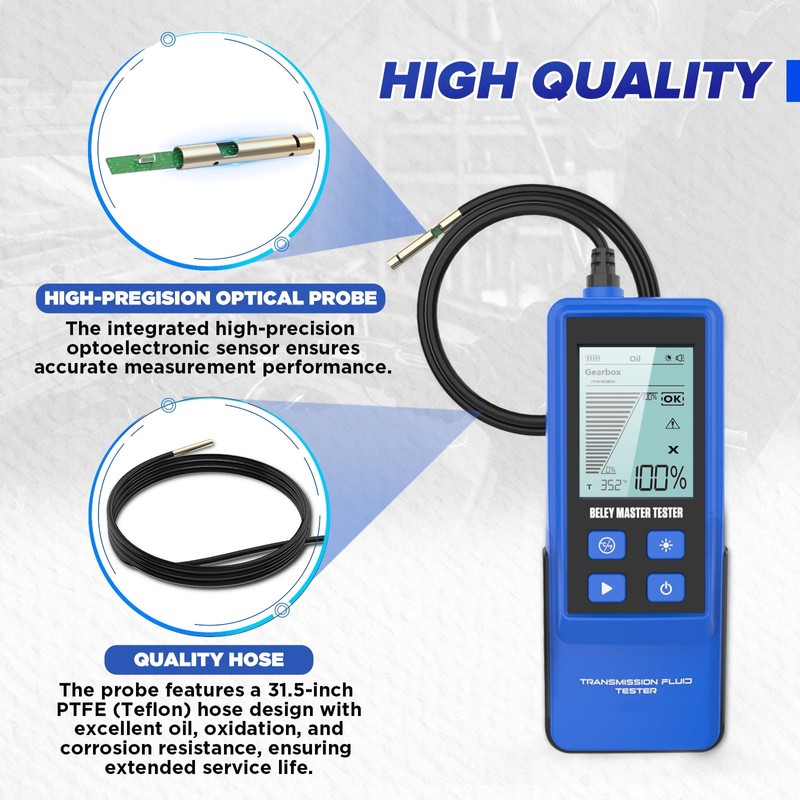 Transmission Fluid Tester Kit Gasoline & Diesel Gearbox Oil Diagnostic