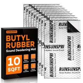 Car Sound Deadening Mat - 80 Mil Thickness for Ultimate Quietness