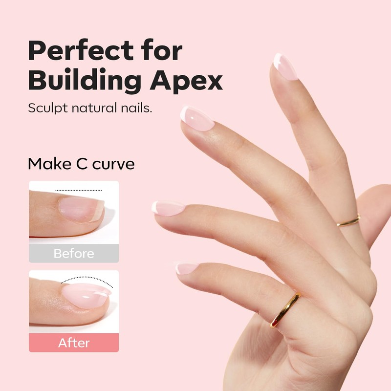 modelones Builder Gel for Gel Nails, 8 in One Builder