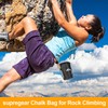 supregear Chalk Bag for Rock Climbing, Large Zipper Pocket with