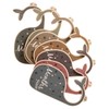 DOITOOL 14pcs Wooden Closet Dividers Whale-shaped Nursery Organizer for Clothes