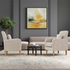 OS MOTOR Upholstered Sofa Chair with Pillow, Fabric Accent Armchair