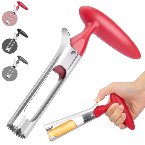 Apple Corer, Premium Stainless Steel Apple Corer Tool,Sturdy Ergonomic Handle,