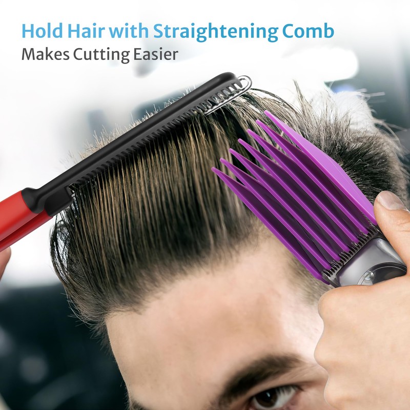 Extra Long Clipper Guards Set Compatible with Andis Master, Oster
