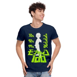 Mob Psycho 100 Explosion Limit Shirt Blue