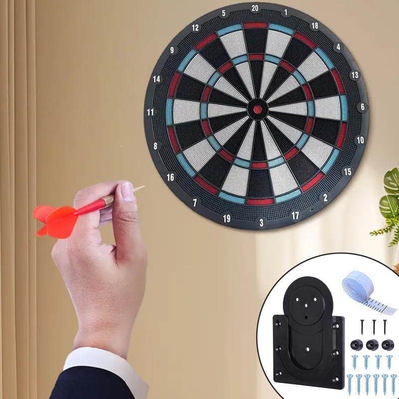 Dart Board Bracket Black, Professional Dart Board Accessories Hanging Dartboards