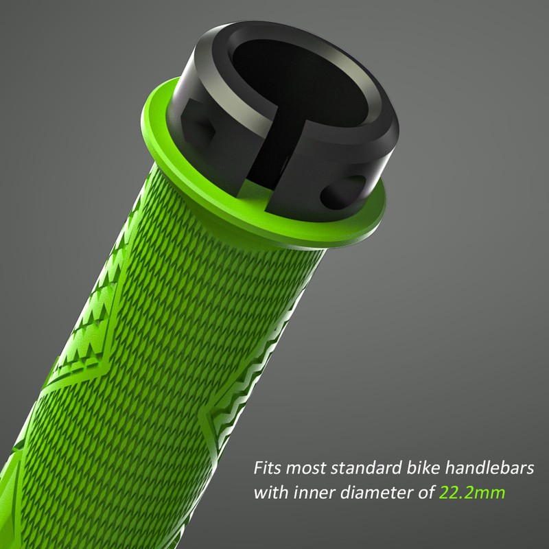 Shockproof Bike Handlebar Grips 22.2mm Bicycle Grips Non-Slip Soft Handlebar
