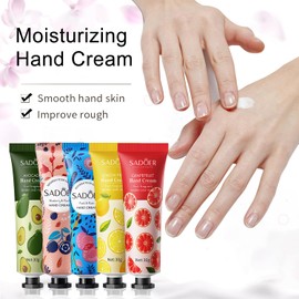Floral assorted Hand Cream,Hand Cream Gift Sets,Enriched with Shea Butter, Deeply Hydrating & Nourishing Non-Greasy Natural Aloe And Vitamin E For Women Perfect Gifts 10 x 30g