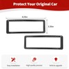RT-TCZ for RAM Dash Air AC Vents Trim Cover Frame