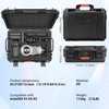 Hard Carring Case for Insta360 X5 Accessories, Waterproof Protective Hardshell