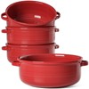 LE TAUCI Soup Bowls with Handles, Ceramic French Onion Soup