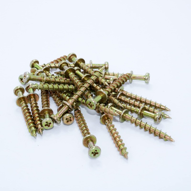 Ansoon 50pcs Bear Claw Double-Headed Wall Picture Screws, 4-in-1 Picture