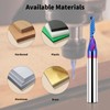 EANOSIC Spiral Router Bits Upcut Bit 1/8 inch Cutting Diameter,