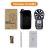 Digital Wind Gauge Wind Meter, Kethvoz Hand Anemometer Sensor with