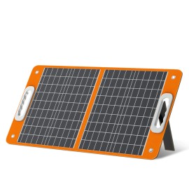 Flashfish Foldable 60W 18V Solar Power Panel Charger With DC Output Camping Y7Q1
