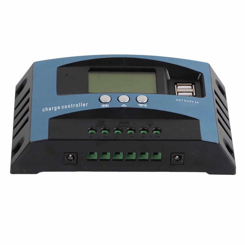 Solar Charge Controller 12V 24V Intelligent Identification MPPT Charging LCD