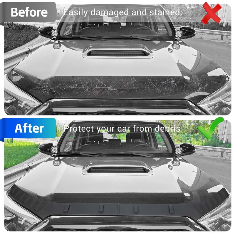 Titibett Hood Deflector Fits for 2010-2024 Toyota 4Runner Hood Protector