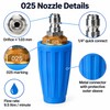 Rotating Turbo Pressure Washer Nozzle for Cleaning – 4000 PSI