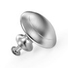 Purewing 10 Pack Cabinet Hardware Round Knobs Silver Kitchen Mushroom