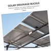 COHEALI 2sets Solar Panel Water Drain Clips Auto Remove Stagnant